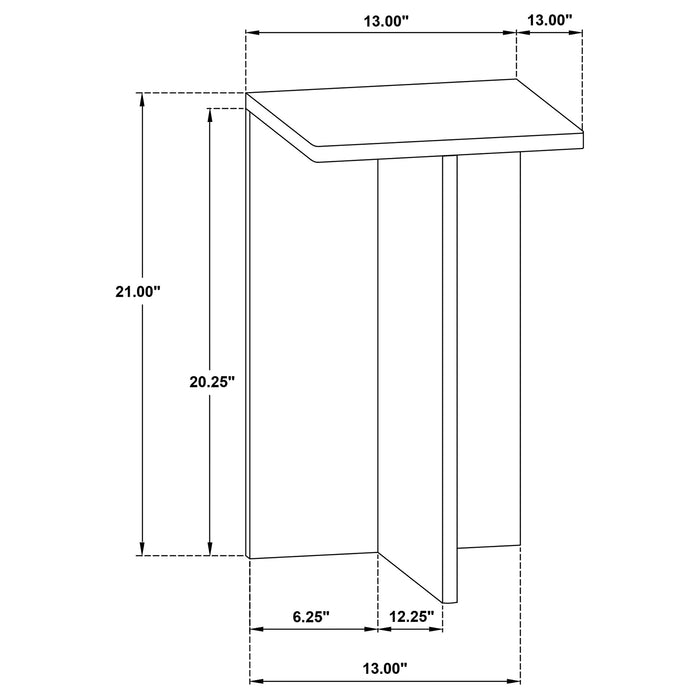 Bowdoin End & Side Table - U&U Home Budget Furniture (Carteret, NJ)