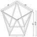 Brittania End & Side Table - U&U Home Budget Furniture (Carteret, NJ)