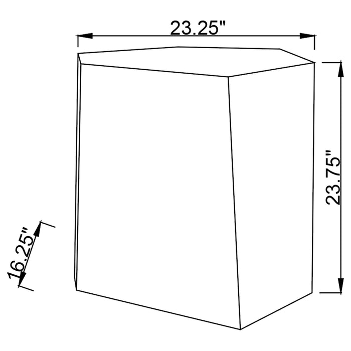 Capella End & Side Table - U&U Home Budget Furniture (Carteret, NJ)