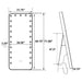 Canton Standing Mirror - U&U Home Budget Furniture (Carteret, NJ)