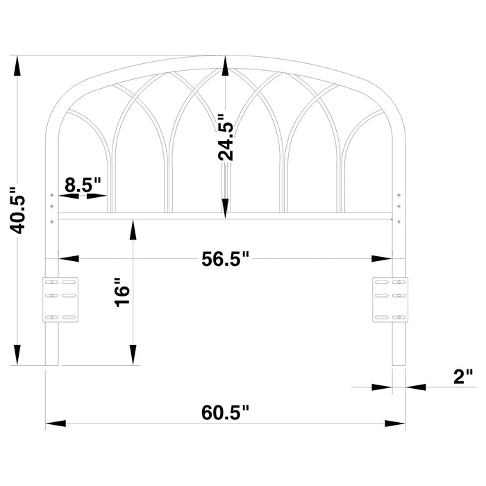 Anderson Queen / Full Headboard - U&U Home Budget Furniture (Carteret, NJ)