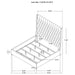 Camille Eastern King Headboard - U&U Home Budget Furniture (Carteret, NJ)