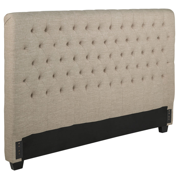 Chloe Eastern King Headboard - U&U Home Budget Furniture (Carteret, NJ)