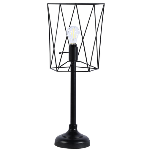 Mayfield Metal Slender Torch Table Lamp Black - U&U Home Budget Furniture (Carteret, NJ)