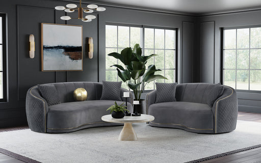 Brookside Stationary 2 Pc Set - U&U Home Budget Furniture (Carteret, NJ)