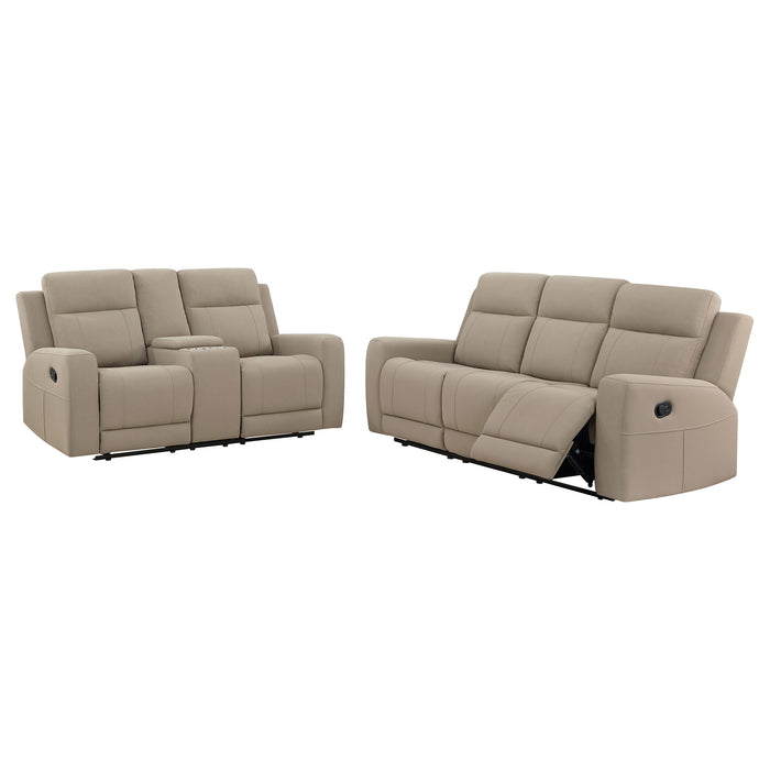 Brentwood Reclining 2 Pc Set - U&U Home Budget Furniture (Carteret, NJ)