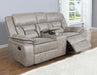 Greer Upholstered Tufted Back Glider Loveseat - U&U Home Budget Furniture (Carteret, NJ)