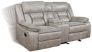 Greer Upholstered Tufted Back Glider Loveseat - U&U Home Budget Furniture (Carteret, NJ)