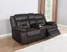 Greer Upholstered Tufted Back Glider Loveseat - U&U Home Budget Furniture (Carteret, NJ)