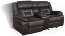Greer Upholstered Tufted Back Glider Loveseat - U&U Home Budget Furniture (Carteret, NJ)