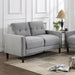 Bowen Upholstered Track Arms Tufted Loveseat - U&U Home Budget Furniture (Carteret, NJ)