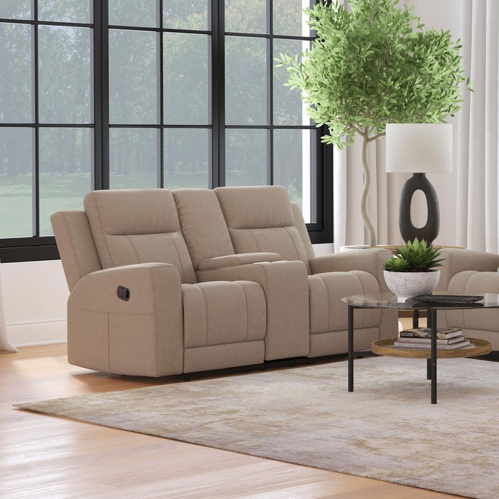 Brentwood Reclining Loveseat - U&U Home Budget Furniture (Carteret, NJ)