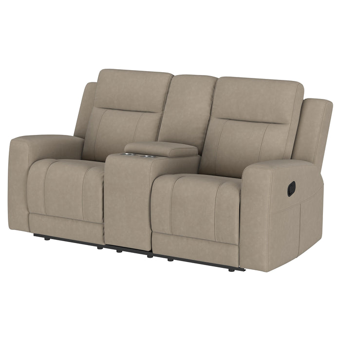 Brentwood Reclining Loveseat - U&U Home Budget Furniture (Carteret, NJ)