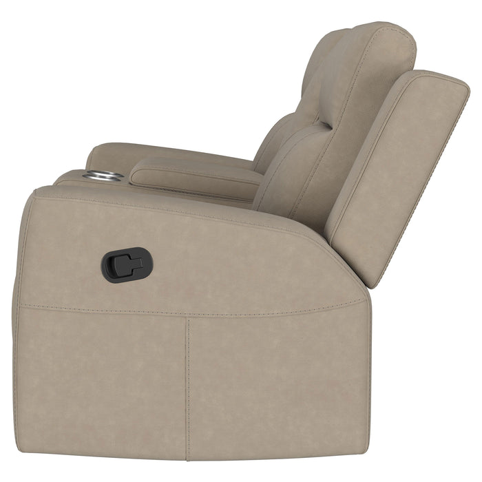 Brentwood Reclining Loveseat - U&U Home Budget Furniture (Carteret, NJ)
