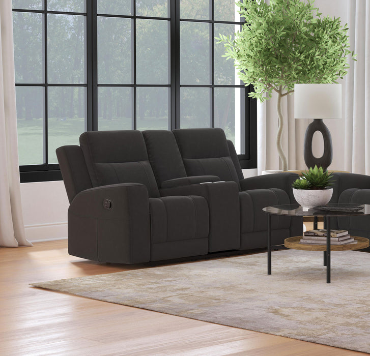 Brentwood Reclining Loveseat - U&U Home Budget Furniture (Carteret, NJ)