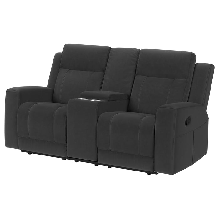 Brentwood Reclining Loveseat - U&U Home Budget Furniture (Carteret, NJ)