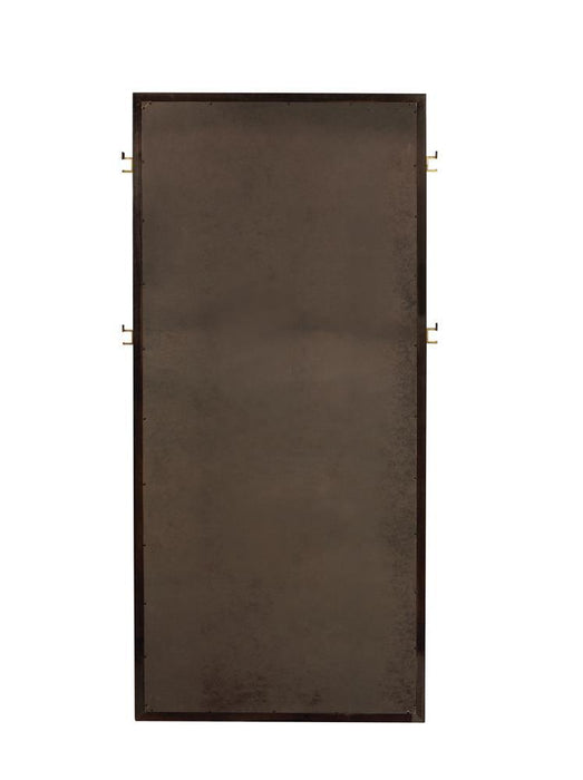 Durango Floor Dresser Mirror Smoked Peppercorn - U&U Home Budget Furniture (Carteret, NJ)
