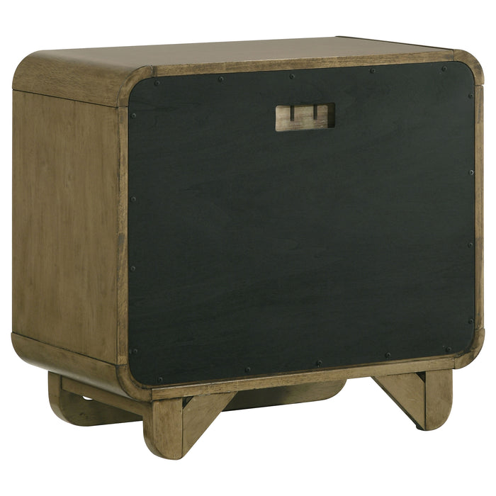 Amsbury Nightstand - U&U Home Budget Furniture (Carteret, NJ)