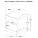 Cavelle Nightstand - U&U Home Budget Furniture (Carteret, NJ)