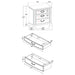 Celina Nightstand - U&U Home Budget Furniture (Carteret, NJ)