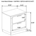 Caraway Nightstand - U&U Home Budget Furniture (Carteret, NJ)