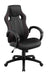 Carlos Arched Armrest Upholstered Office Chair Black - U&U Home Budget Furniture (Carteret, NJ)