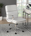 Ximena Standard Back Upholstered Office Chair White - U&U Home Budget Furniture (Carteret, NJ)