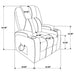 Armstrong Power Recliner - U&U Home Budget Furniture (Carteret, NJ)