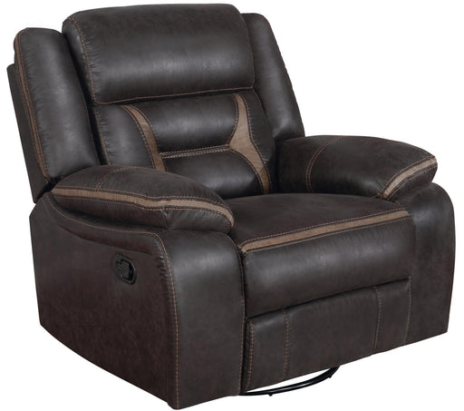 Greer Upholstered Tufted Back Glider Recliner - U&U Home Budget Furniture (Carteret, NJ)