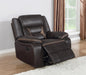 Greer Upholstered Tufted Back Glider Recliner - U&U Home Budget Furniture (Carteret, NJ)