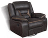 Greer Upholstered Tufted Back Glider Recliner - U&U Home Budget Furniture (Carteret, NJ)