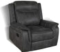 Lawrence Upholstered Tufted Back Glider Recliner - U&U Home Budget Furniture (Carteret, NJ)
