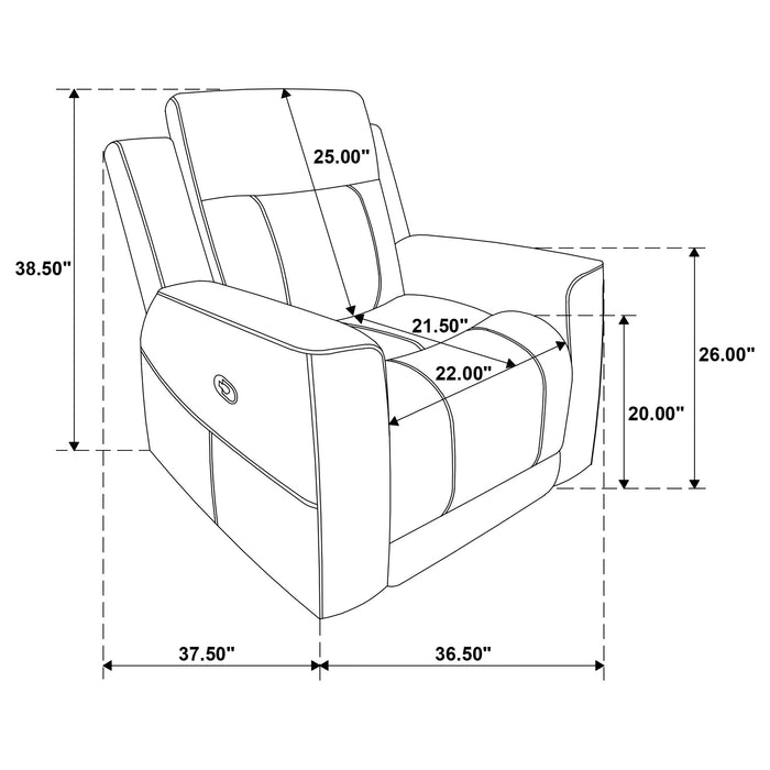 Brentwood Recliner - U&U Home Budget Furniture (Carteret, NJ)