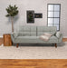 Caufield Upholstered Buscuit Tufted Covertible Sofa Bed Grey - U&U Home Budget Furniture (Carteret, NJ)