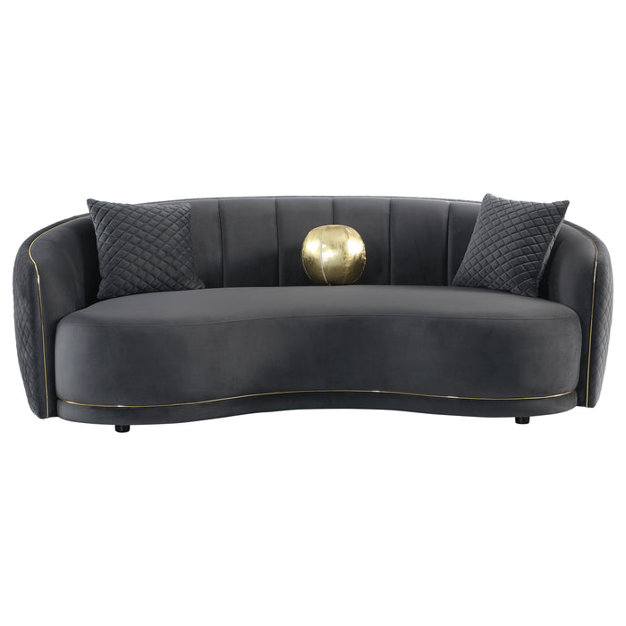 Brookside Stationary Sofa - U&U Home Budget Furniture (Carteret, NJ)