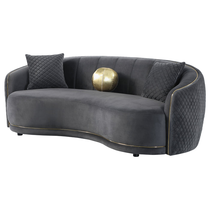 Brookside Stationary Sofa - U&U Home Budget Furniture (Carteret, NJ)