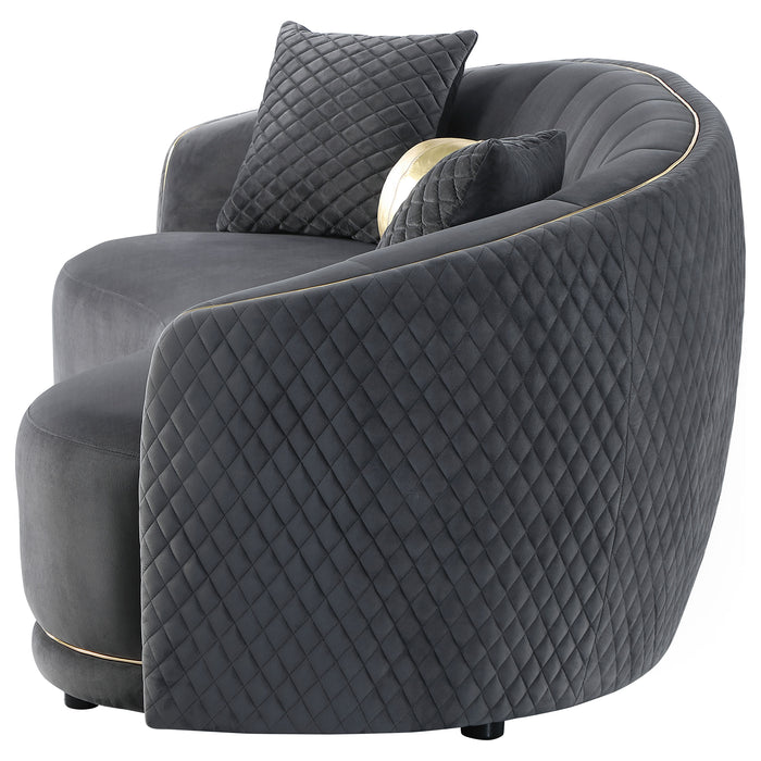 Brookside Stationary Sofa - U&U Home Budget Furniture (Carteret, NJ)