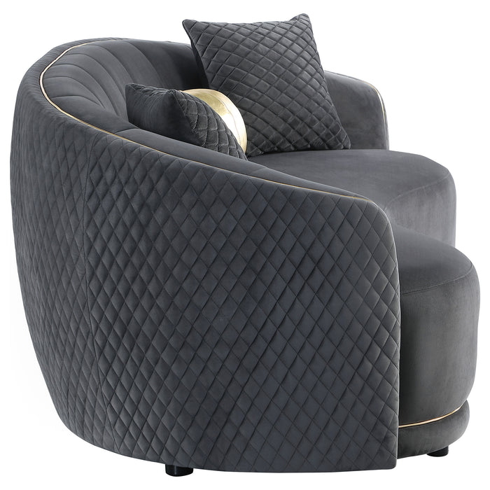 Brookside Stationary Sofa - U&U Home Budget Furniture (Carteret, NJ)