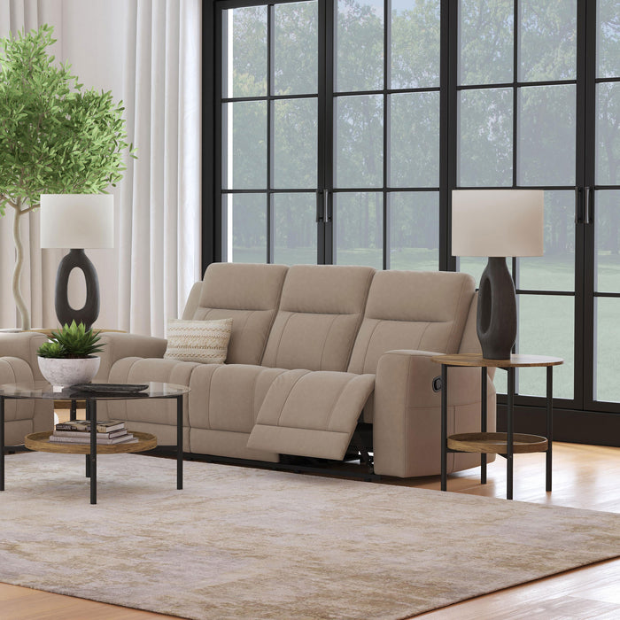 Brentwood Reclining Sofa - U&U Home Budget Furniture (Carteret, NJ)