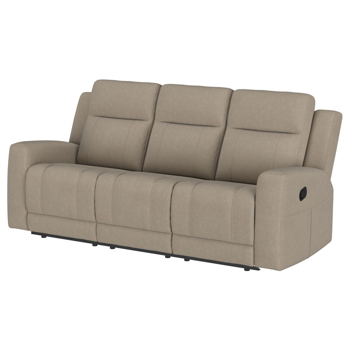 Brentwood Reclining Sofa - U&U Home Budget Furniture (Carteret, NJ)