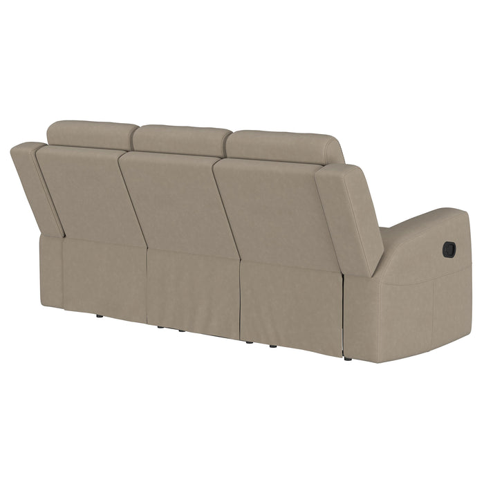 Brentwood Reclining Sofa - U&U Home Budget Furniture (Carteret, NJ)