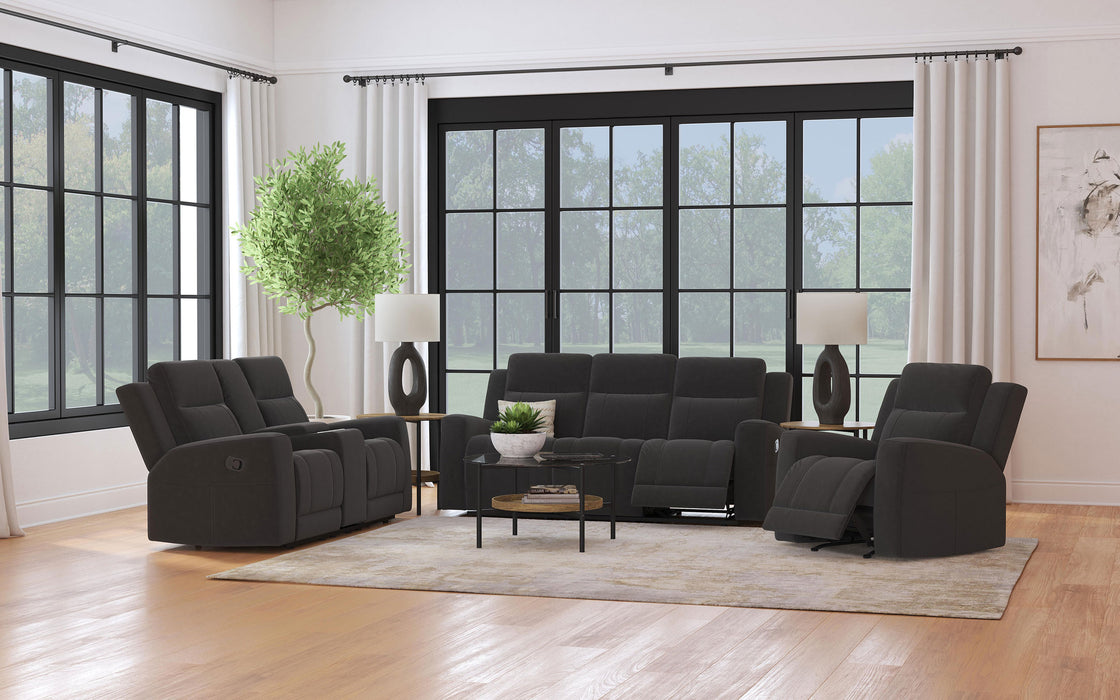 Brentwood Reclining Sofa - U&U Home Budget Furniture (Carteret, NJ)