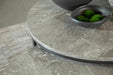 Lainey Round 2-piece Nesting Coffee Table Grey and Gunmetal - U&U Home Budget Furniture (Carteret, NJ)