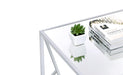 Provins 3-piece Occasional Table Set Clear Mirror and Chrome - U&U Home Budget Furniture (Carteret, NJ)