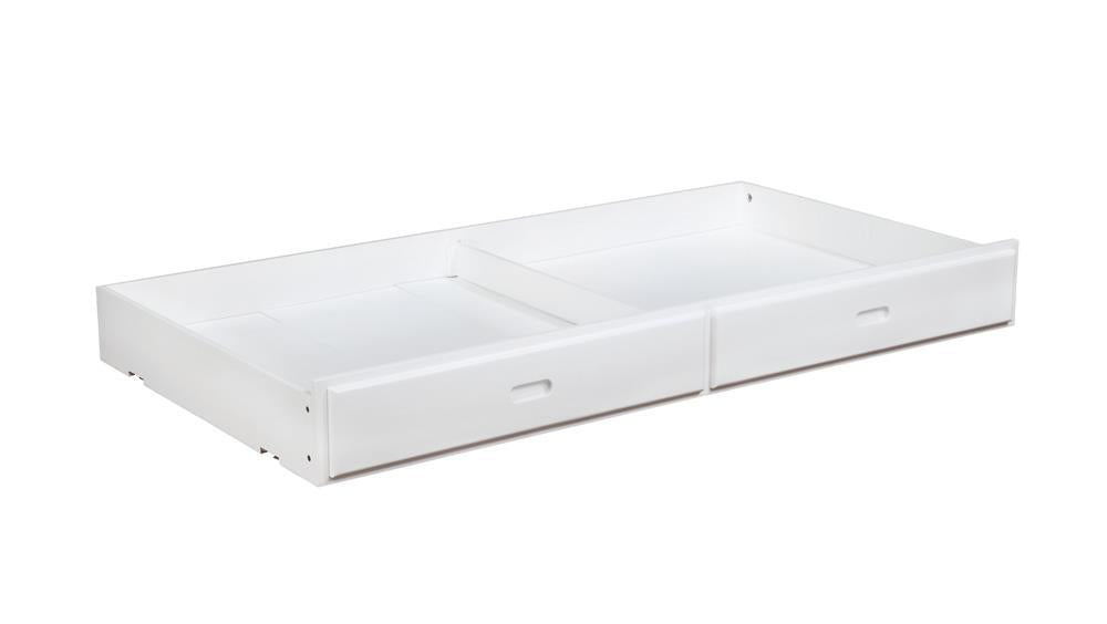 Chapman Storage Trundle White - U&U Home Budget Furniture (Carteret, NJ)