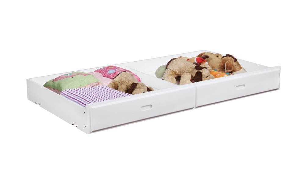 Chapman Storage Trundle White - U&U Home Budget Furniture (Carteret, NJ)