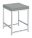 Umbridge Upholstered Square Padded Cushion Vanity Stool - U&U Home Budget Furniture (Carteret, NJ)