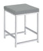 Umbridge Upholstered Square Padded Cushion Vanity Stool - U&U Home Budget Furniture (Carteret, NJ)
