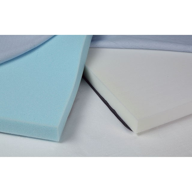 Ilene White Memory Foam Topper, Cal.King - U&U Home Budget Furniture (Carteret, NJ)