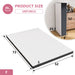 Hollyhock 3" Full Tri-Fold Memory Foam Topper - U&U Home Budget Furniture (Carteret, NJ)
